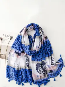 QUECY Women Graphic Printed Scarf