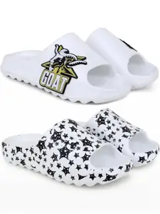 Pampy Angel Men White Flip Flops
