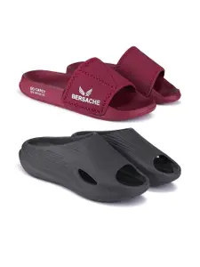 BERSACHE Men Set Of 2 Comfort Sandals