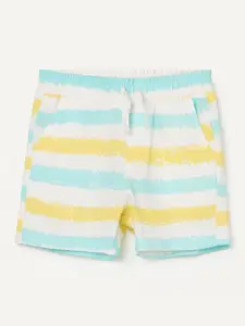 Juniors by Lifestyle Boys Striped Cotton Shorts