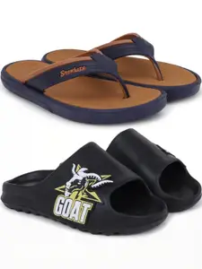 Pampy Angel Men Brown Flip Flops