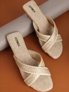 CORSICA Women Embellished Open Toe Flats