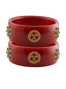 Vidhya Kangan Women Red Bangle