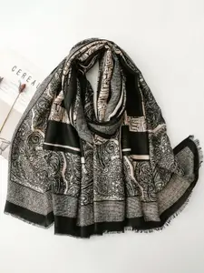 QUECY Women Ethnic Motifs Printed Scarf