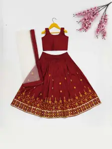 Shoryam Fashion Girls Ready to Wear Lehenga & Blouse With Dupatta