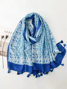 QUECY Women Floral Printed Scarf