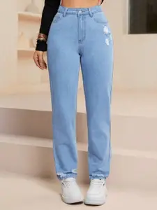 DressBerry Women Comfort Relaxed Fit Mid-Rise Stretchable Jeans