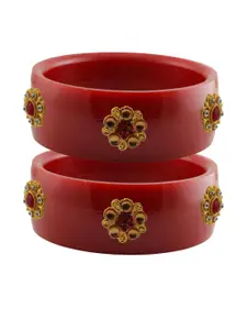 Vidhya Kangan Red Plastic Bangles