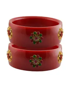Vidhya Kangan Women Red Bangle