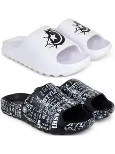 Pampy Angel Men White Flip Flops