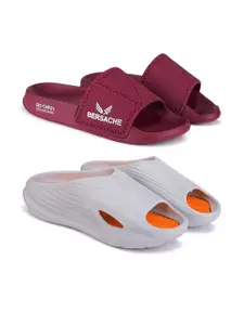 BERSACHE Men Set Of 2 Comfort Sandals