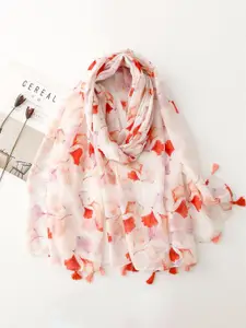 QUECY Women Floral Printed Scarf
