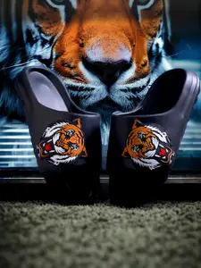 Pampy Angel Men Black Flip Flops