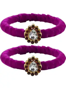 Vidhya Kangan Pink Brass Bangles