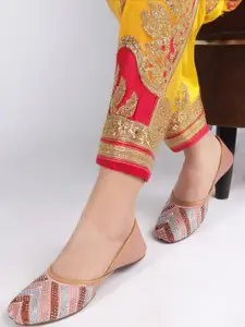 CORSICA Women Embellished Ethnic Mojaris Flats