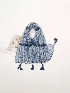 QUECY Women Abstract Printed Scarf