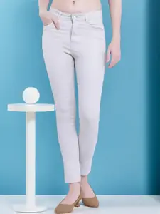 DressBerry Women Grey Melange Jeans