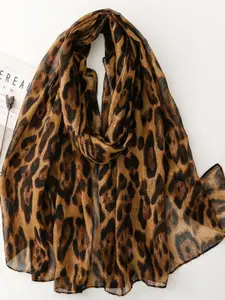 QUECY Women Printed Scarf  With Tasselled