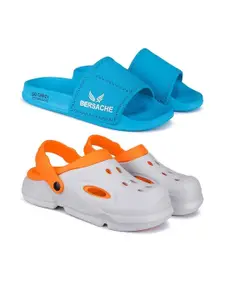 BERSACHE Pack of 2  Men Comfort Sandals