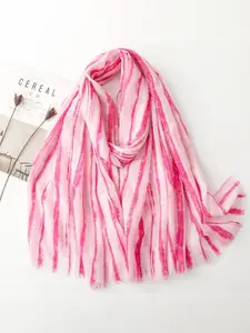 QUECY Women Striped Scarf
