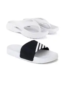 Pampy Angel Men White Flip Flops
