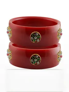 Vidhya Kangan Women Red Bangle