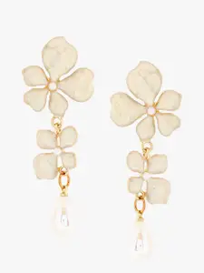 Kazo Floral Lush Bloom Drop Earrings