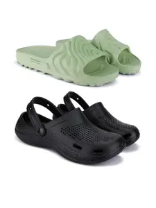 BERSACHE Men Comfort Sandals - Pack of 2