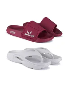 BERSACHE Pac of 2 Men Comfort Sandals