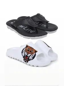 Pampy Angel Men Black Flip Flops