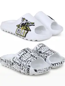 Pampy Angel Men White Flip Flops