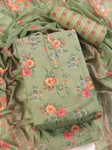 KALINI Printed Unstitched Dress Material