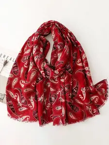 QUECY Women Paisley Printed Scarf