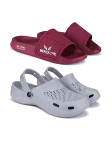 BERSACHE Pack of 2 Men Comfort Sandals