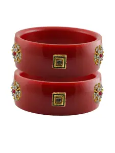 Vidhya Kangan Women Red Bangle