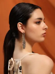 Kazo Contemporary Tasselled Drop Earrings