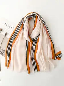 QUECY Women Striped Scarf