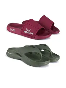 BERSACHE Men Combo of 2 comfort Sandals