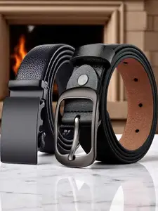 Provogue Mens Pack Of 2 Textured Belt