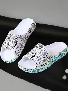 Pampy Angel Men White Flip Flops