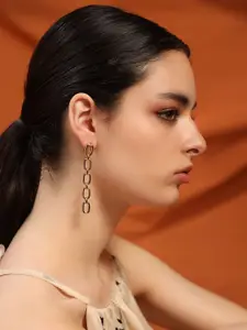 Kazo Contemporary Chained Drop Earrings