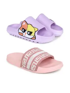 Pampy Angel Men Purple Flip Flops