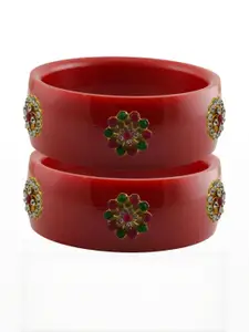 Vidhya Kangan Women Red Bangle