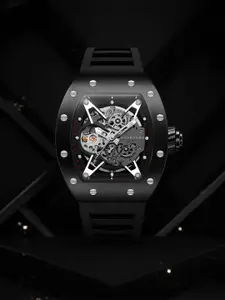 GIORDANO Men Skeleton Analogue Automatic Motion Powered Watch GZ-50145-01