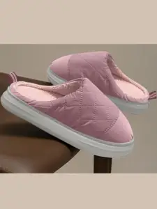 DRUNKEN Women Winter Pink Sliders