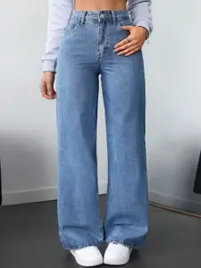 Aadvi Fashion Women Comfort High-Rise Baggy Stretchable Jeans