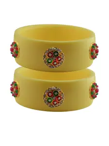 Vidhya Kangan Beige Plastic Bangles