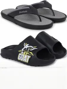 Pampy Angel Men Grey Flip Flops