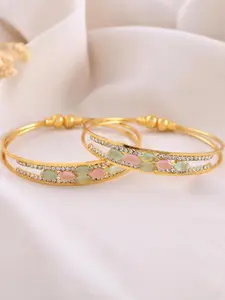 Anouk Women Gold Stainless Steel Bangle