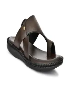 ZIRSQ Men Brown Sandals